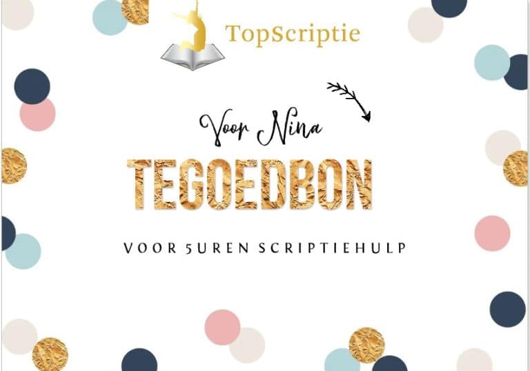 Topscriptie Cadeaubon - Topscriptie